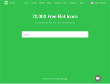 Tablet Screenshot of icons8.com